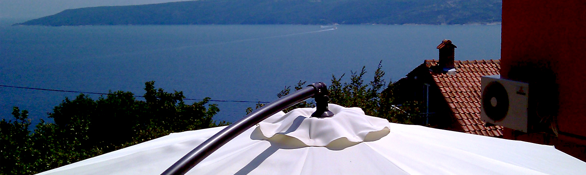 Unser Ferienhaus Ausblick zum Meer