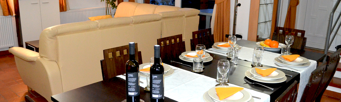 Unser Ferienhaus in Kroatien - Wohnzimmer